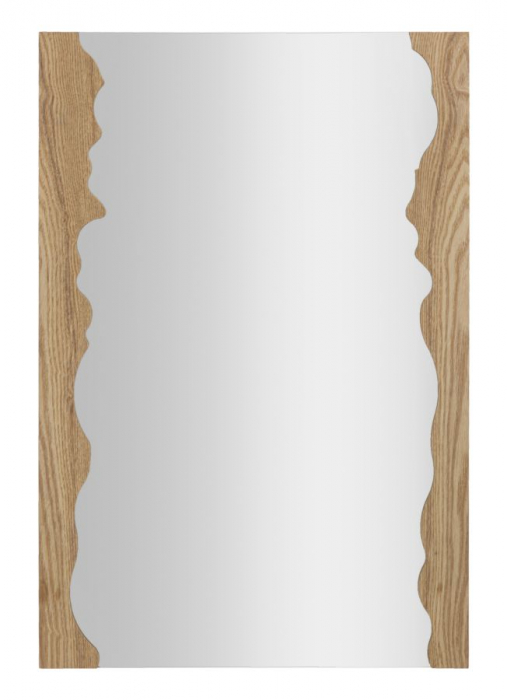Oglinda Dreptunghiulara Rama Lemn Neregulata CreativDeco [1]