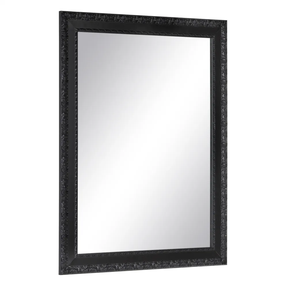 Oglinda Dreptunghiulara Lemn Sculptat Negru - CreativDeco.ro [3]