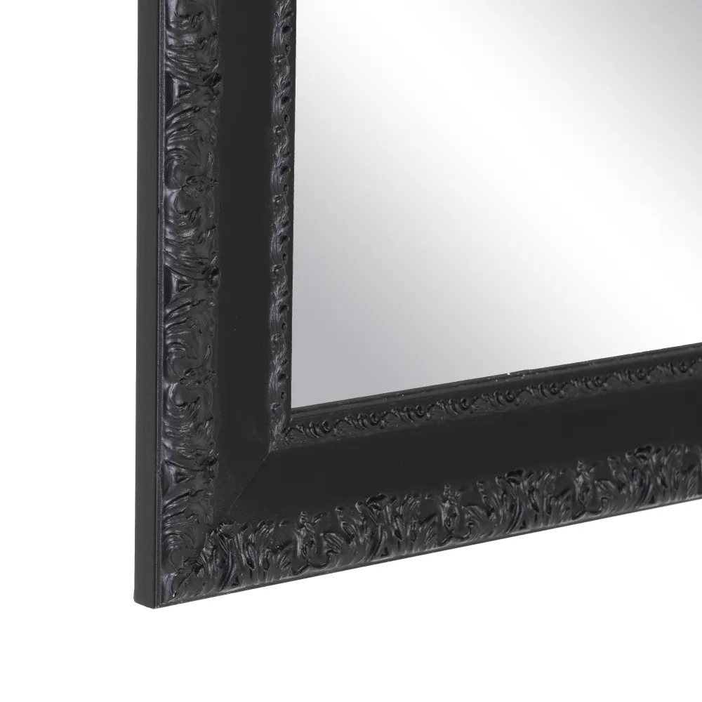 Oglinda Dreptunghiulara Lemn Sculptat Negru - CreativDeco.ro [5]
