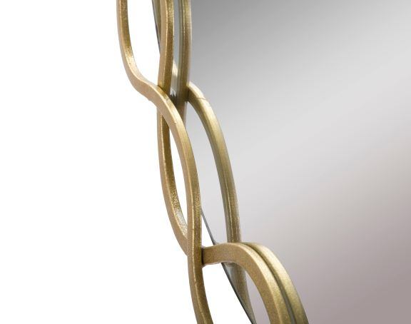 Oglinda Eleonor, fier/auriu [6]