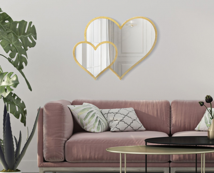 Oglinda Glamour cu rama aurie - Decor romantic | CreativDeco [2]