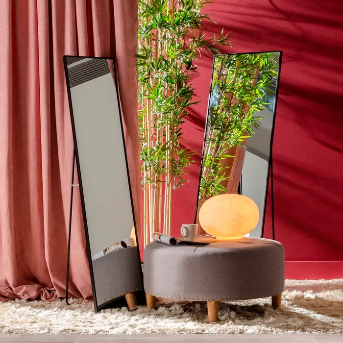 Oglinda podea rama neagra|Oglinzi moderne de lux [5]