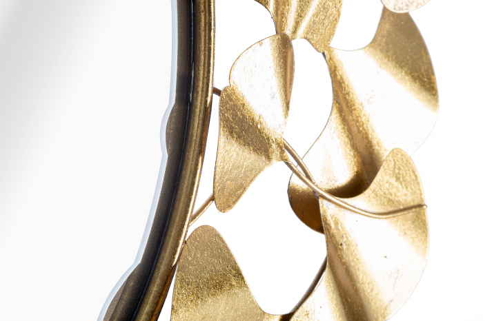 Oglinda Leaf Gold, fier/auriu [4]