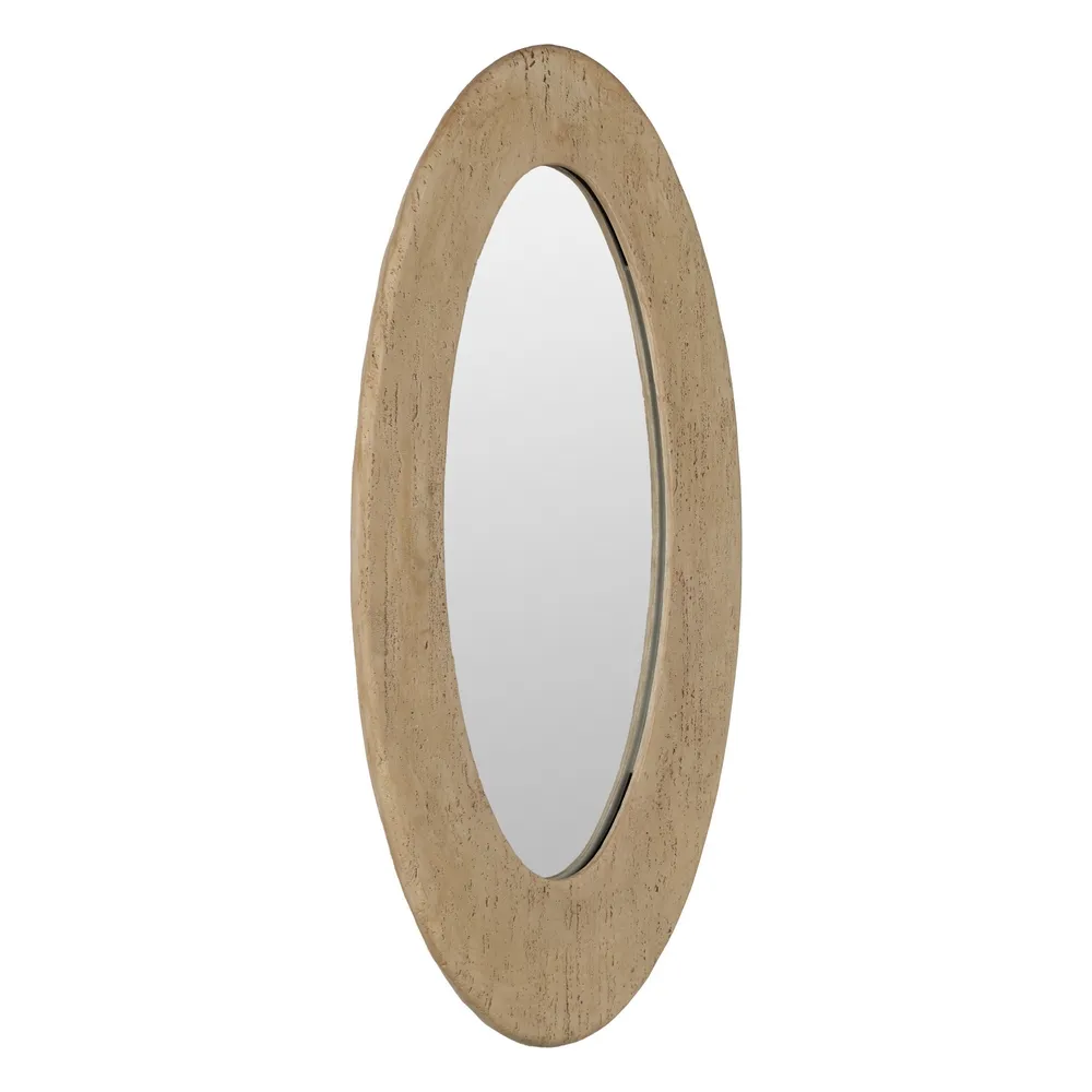 Oglinda ovala bej rustica|Oglinzi elegante si rustice [2]