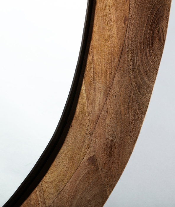 Oglindă ovală lemn mango SJELD – titlu imagine principală [2]