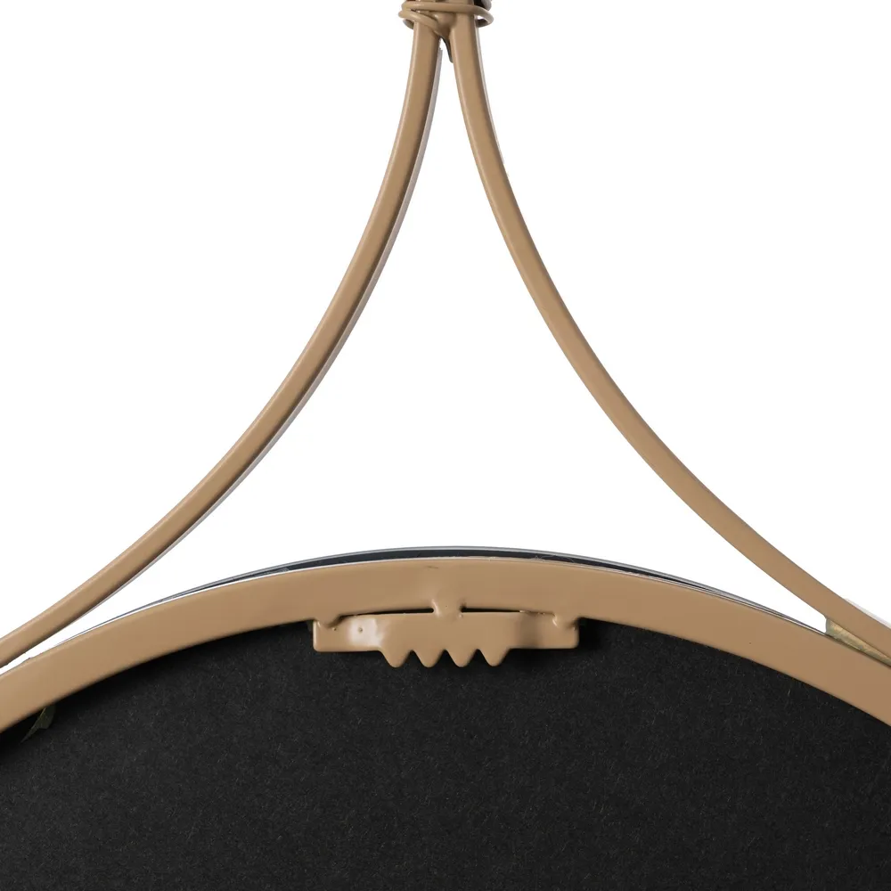 Oglinda Ovala Sofia Metal Bej, 37x2x90 cm [5]