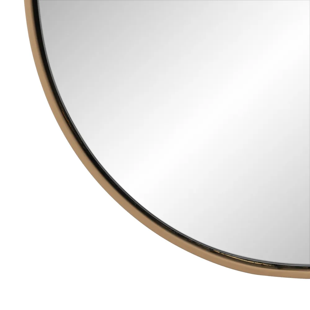 Oglinda Ovala Sofia Metal Bej, 37x2x90 cm [7]