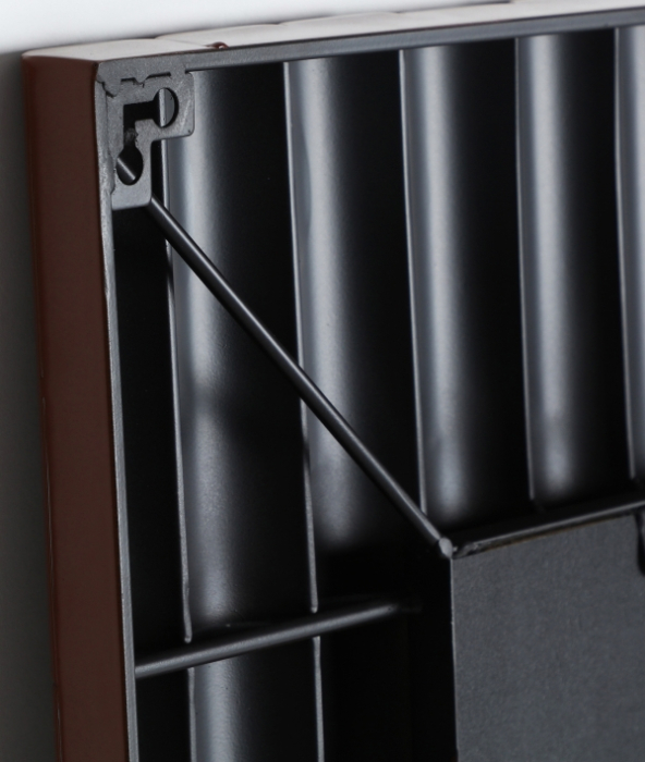 Oglindă pătrată MENTON fier maro – titlu imagine principală [2]