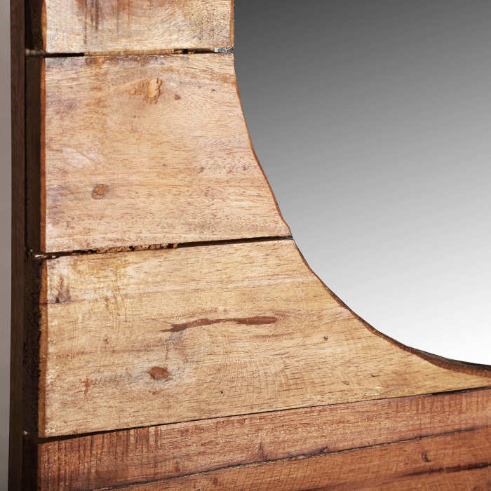 Oglinda lemn mahogany etnica|Decoratiuni perete premium [2]