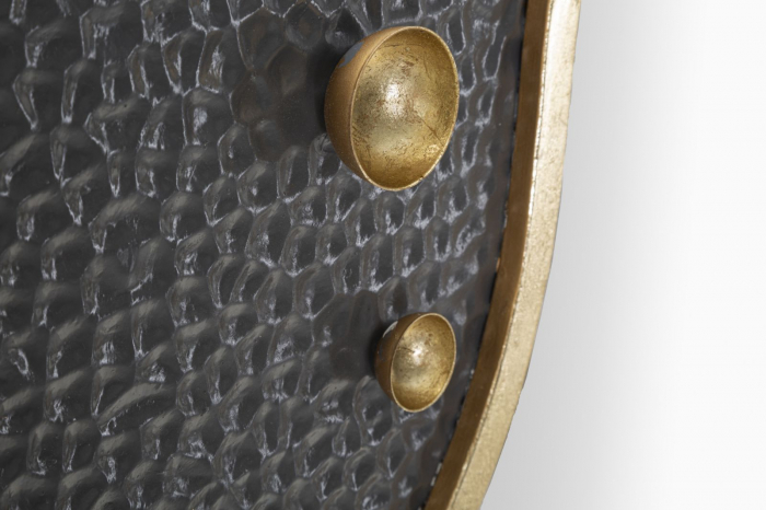 Oglinda Perete Art, Metal Gri-Auriu - CreativDeco.ro [3]