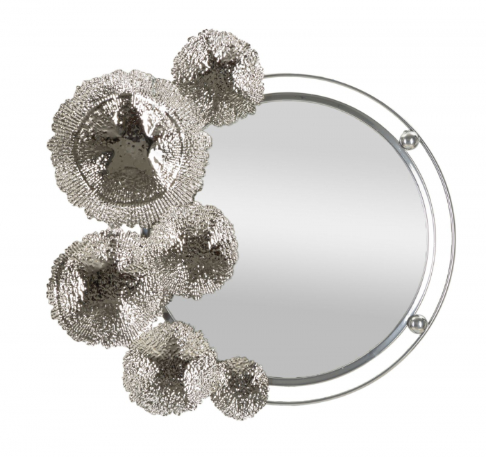 Oglinda rotunda decorativa | Design floral | CreativDeco [3]