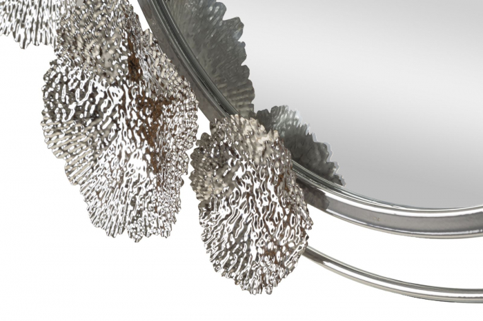 Oglinda rotunda decorativa | Design floral | CreativDeco [4]