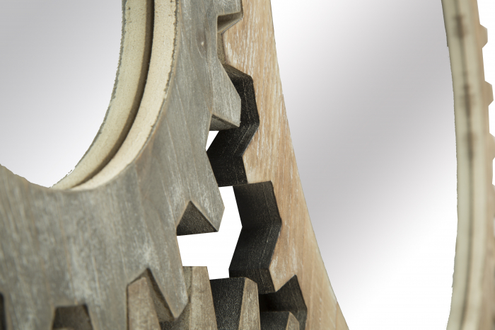 Oglinda perete Ingranaggio, MDF, lemn/natur [8]