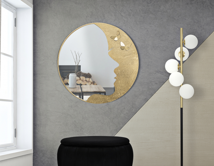 Oglinda perete Lady Luxy, auriu - CreativDeco.ro [2]