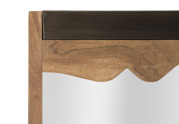 Oglinda perete rama lemn natural rustica CreativDeco [2]