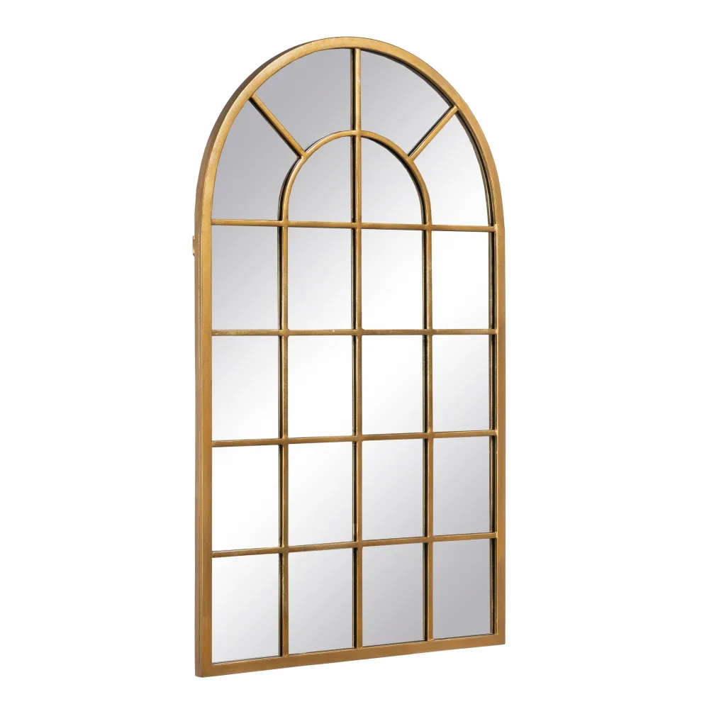 Oglinda perete Portal, metal auriu - creativdeco.ro [2]