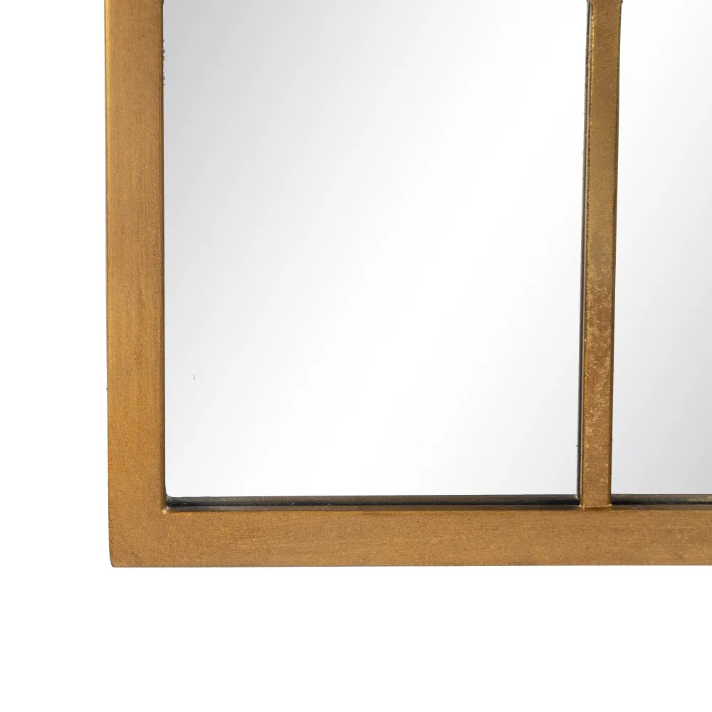 Oglinda perete Portal, metal auriu - creativdeco.ro [7]
