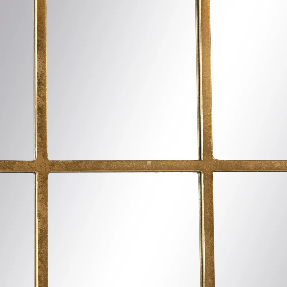 Oglinda perete Portal, metal auriu - creativdeco.ro [5]