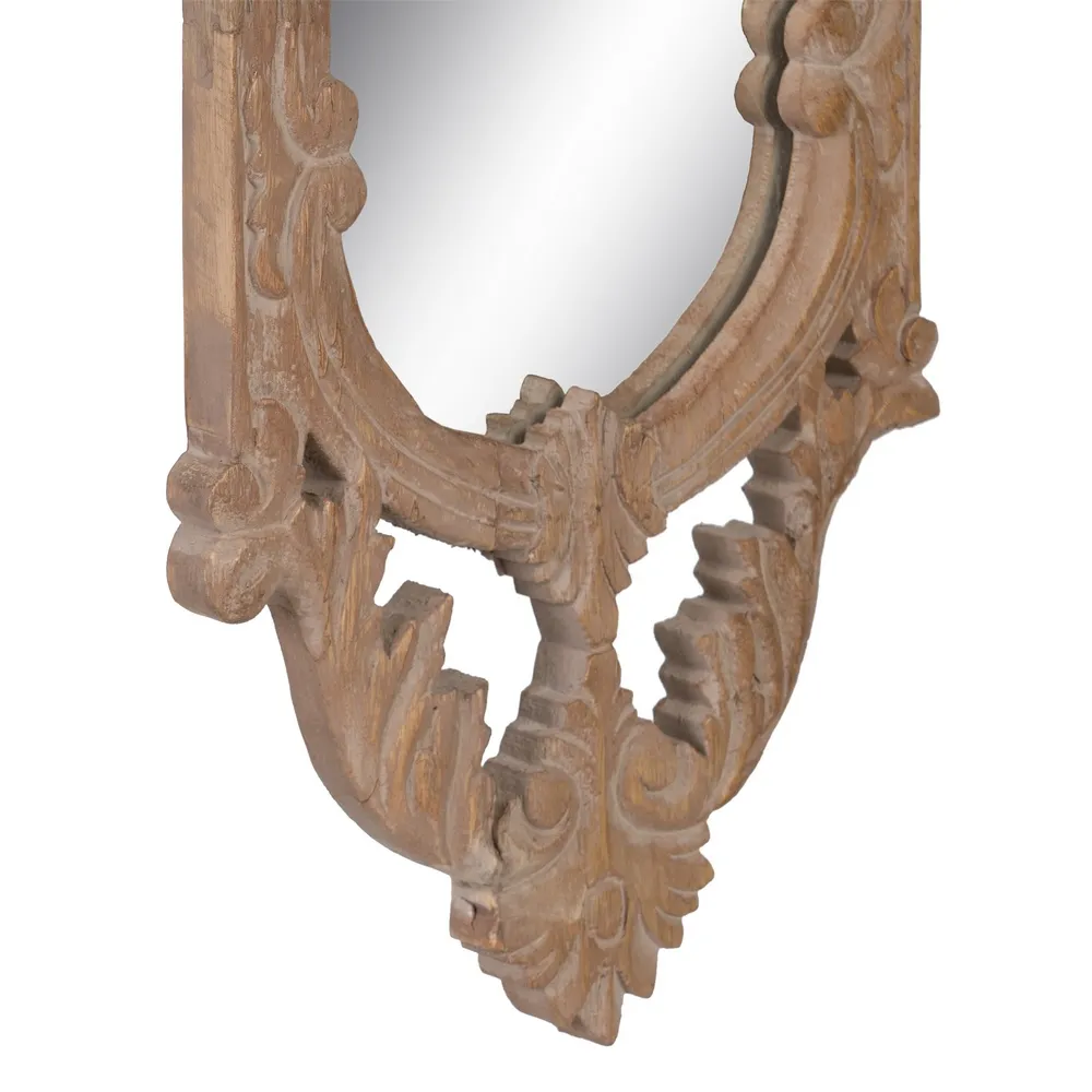Oglinda Perete Sculptata, Lemn mango - CreativDeco.ro [5]