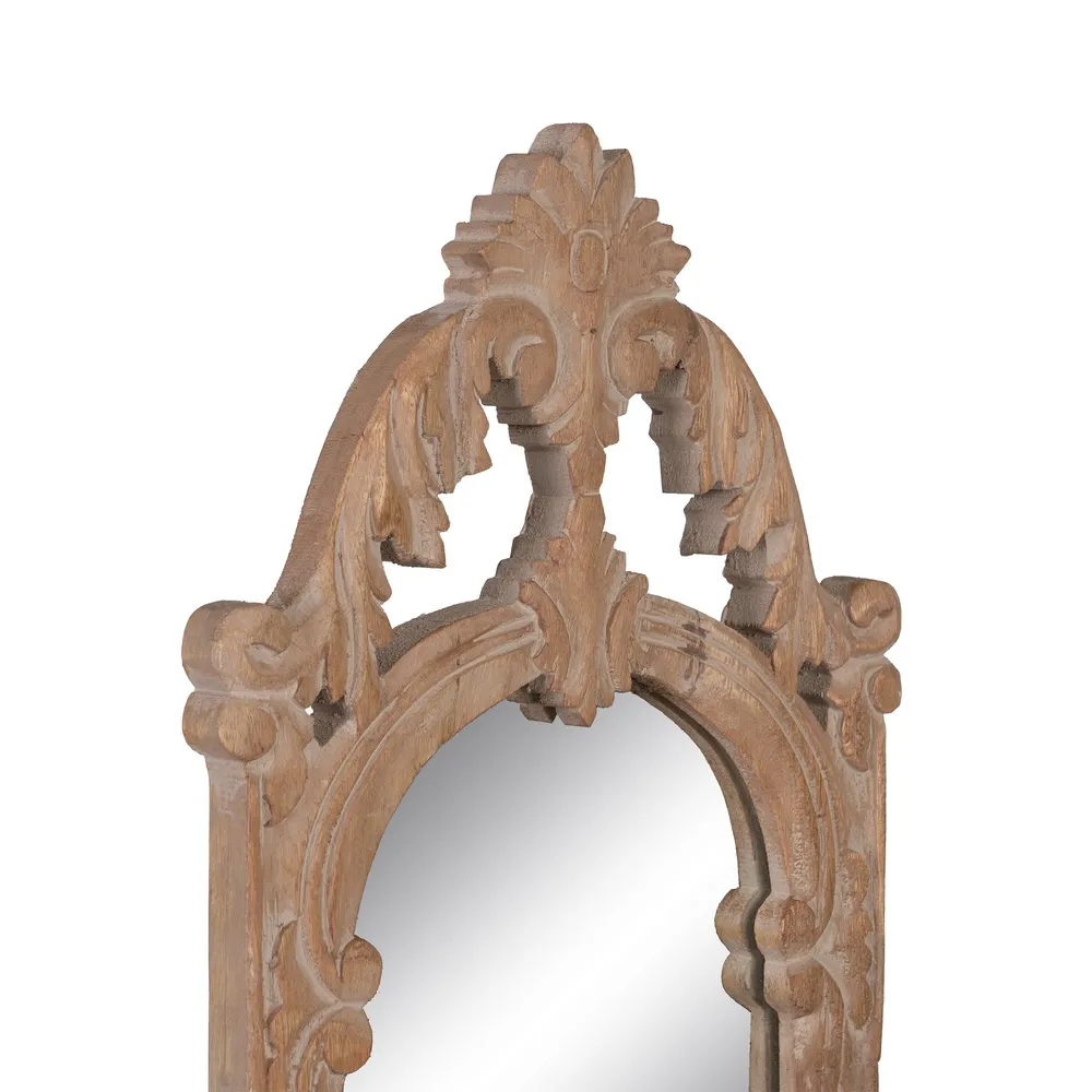 Oglinda Perete Sculptata, Lemn mango - CreativDeco.ro [8]