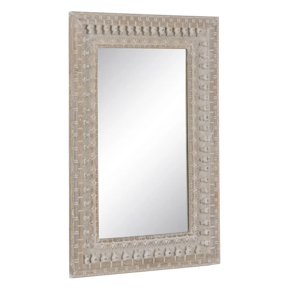 Oglinda Perete Sema Lemn Alb Uzat - CreativDeco.ro [2]