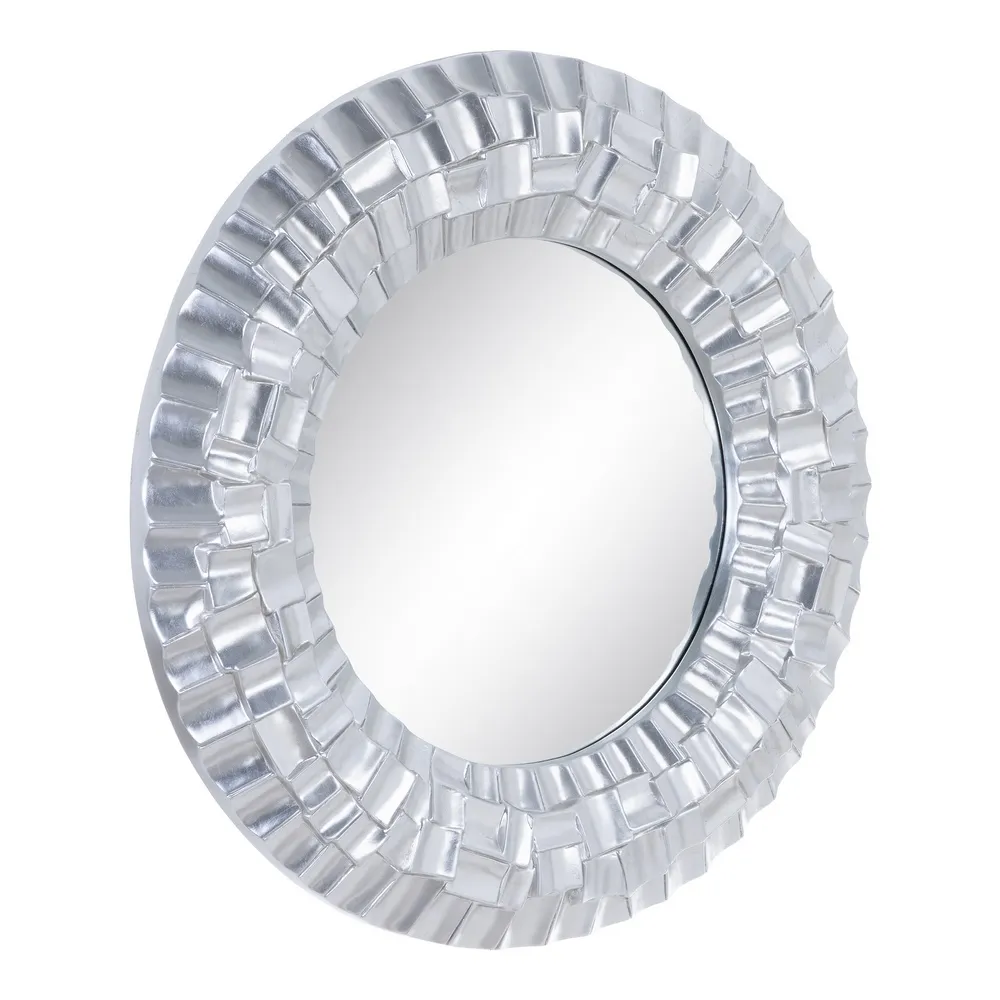 Oglinda Perete Silver, Poliuretan Argintiu - creativdeco.ro [3]