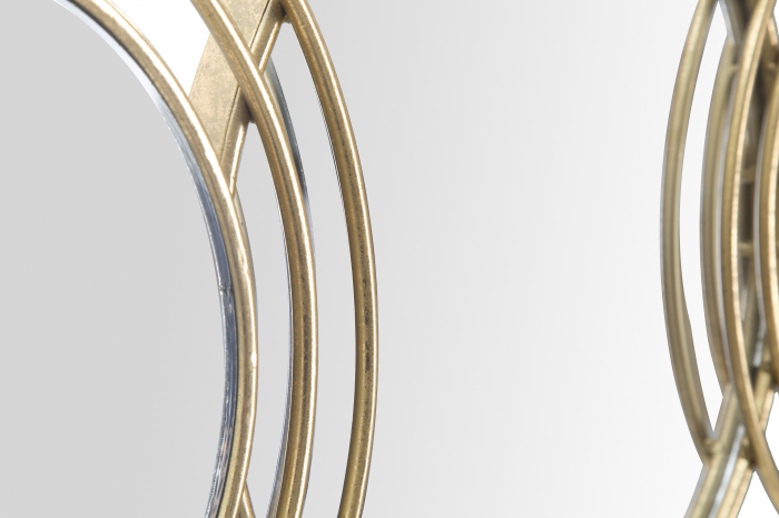 Oglinda perete Triply Round, auriu - CreativDeco.ro [5]