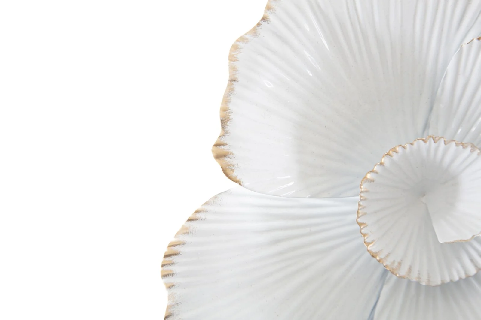 Oglinda perete White Flower, metal alb - CreativDeco.ro [4]