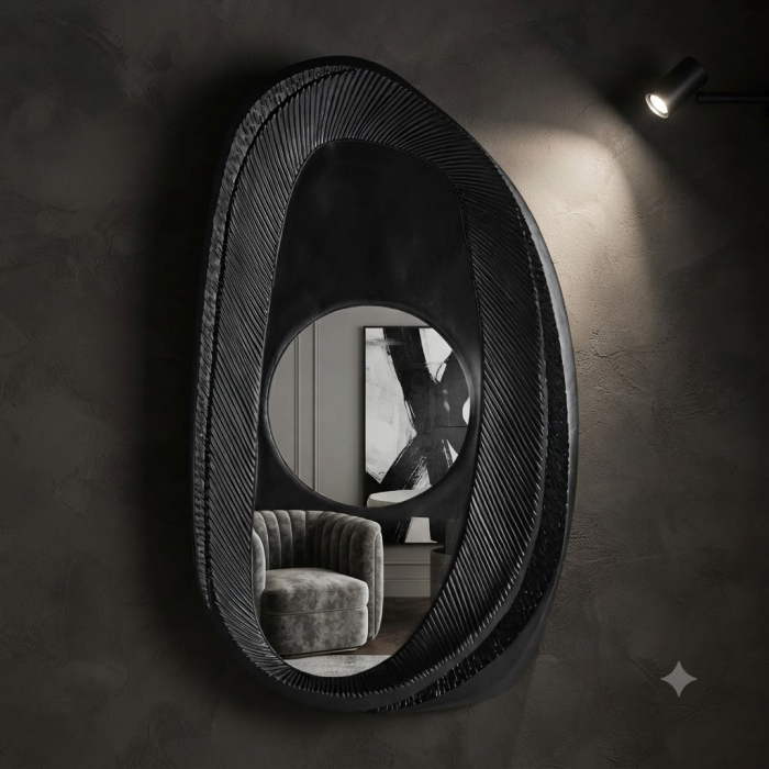 Oglinda contemporana neagra|Oglinda decorativa moderna|Oglinzi de calitate [2]