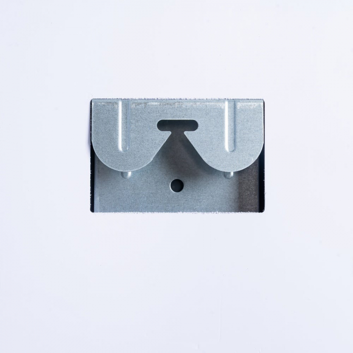 Oglindă rotundă cu lumină LED și ramă neagră din aluminiu [10]