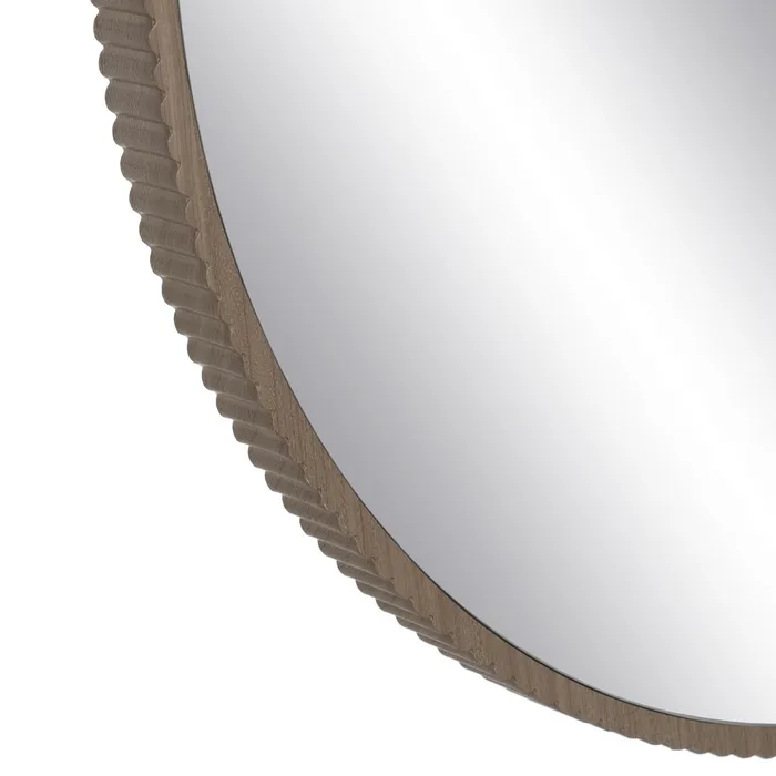 Oglinda rotunda rama MDF sofisticata|Oglinzi elegante si moderne [6]