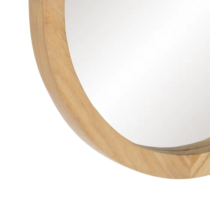 Oglinda rotunda rama lemn rustica|Oglinzi elegante si naturale [5]