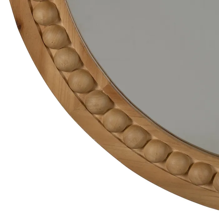 Oglinda rotunda rama lemn rustica|Oglinzi elegante si rustice [4]