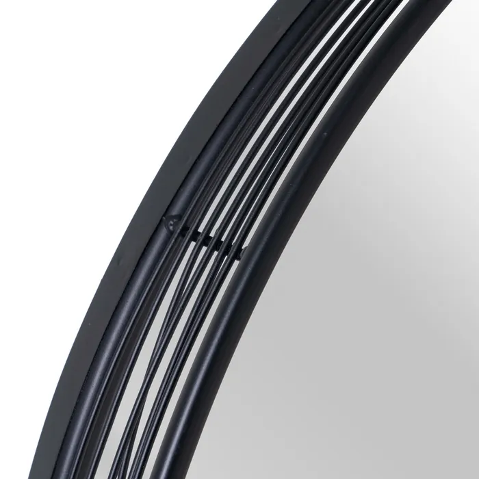 Oglinda rotunda mare rama neagra|Oglinzi rafinate si de lux [7]