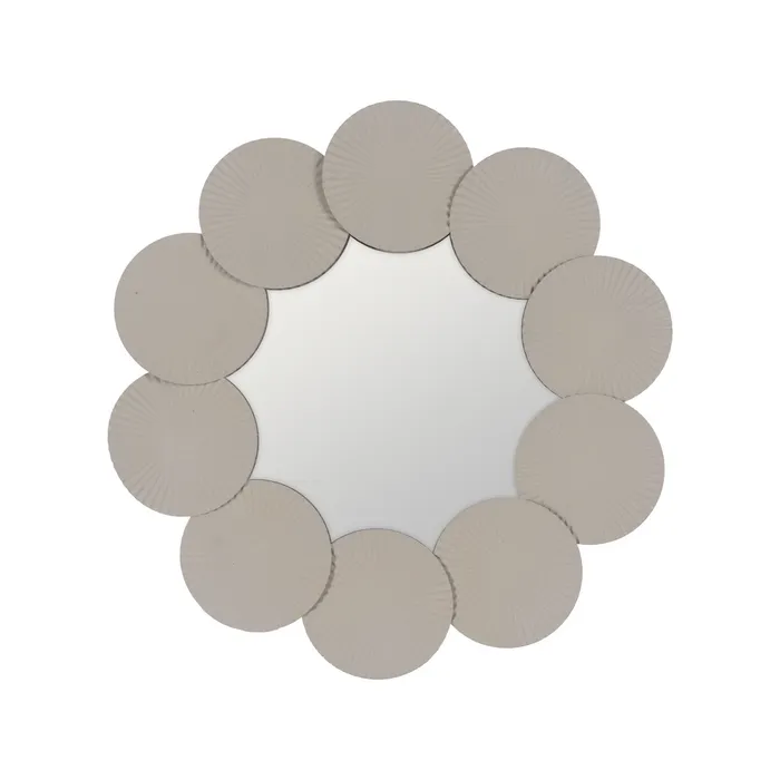 Oglinda rotunda rama alba moderna|Oglinzi elegante si creative [1]