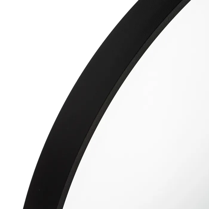 oglinda rotunda aluminiu negru decor minimalist CreativDeco [3]