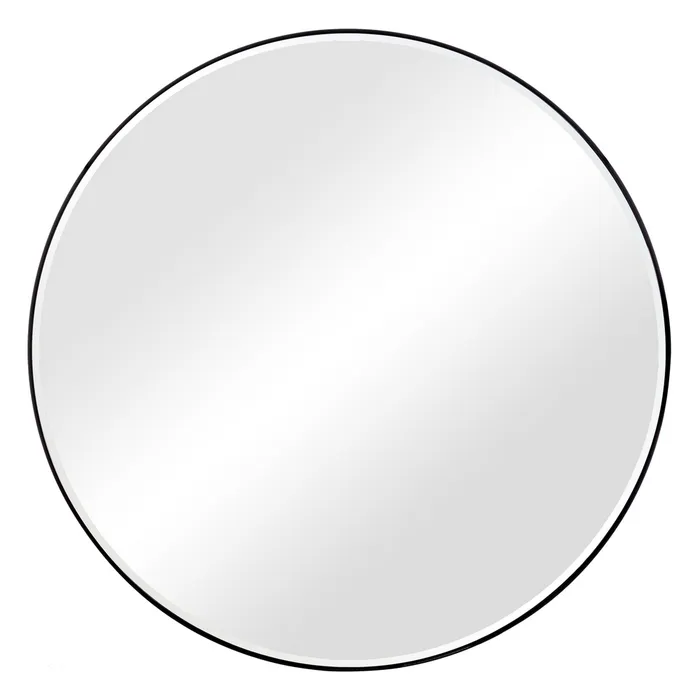 oglinda rotunda aluminiu negru decor minimalist CreativDeco [2]