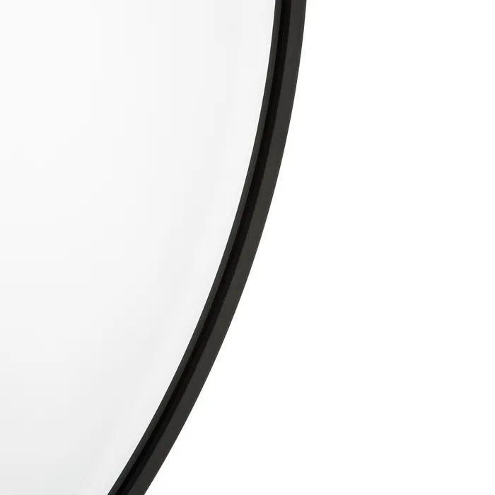 oglinda rotunda aluminiu negru decor minimalist CreativDeco [4]