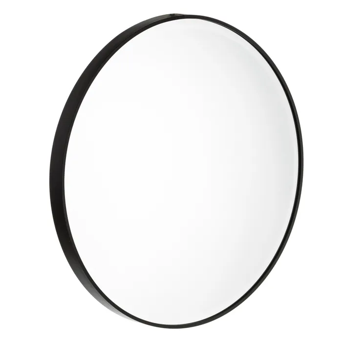 oglinda mare rotunda neagra decor contemporan CreativDeco [1]