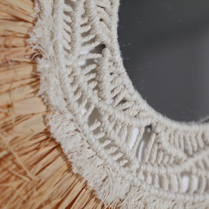 Oglinda Boho artizanala | Oglinzi decorative naturale [2]