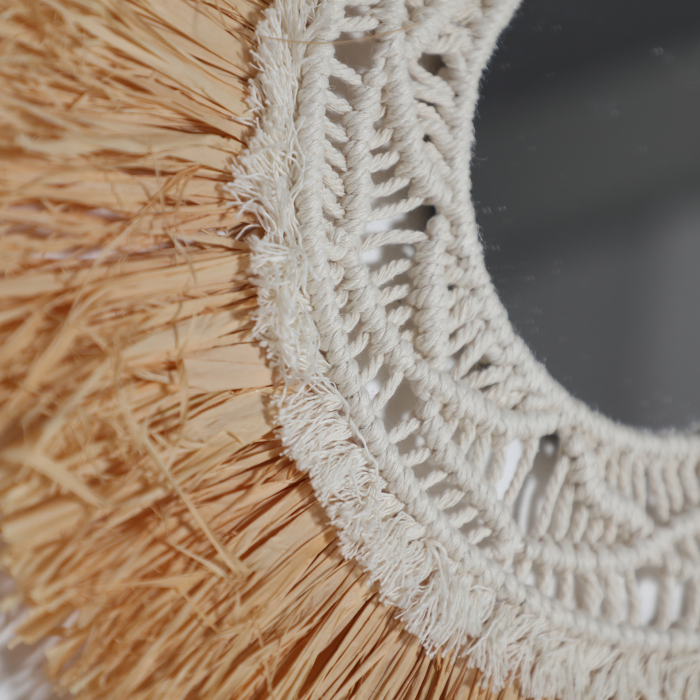Oglinda Boho artizanala | Oglinzi decorative naturale [3]