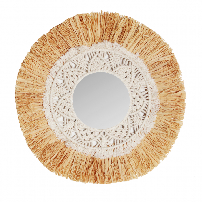 Oglinda Boho rafie naturala | Oglinzi decorative moderne [1]