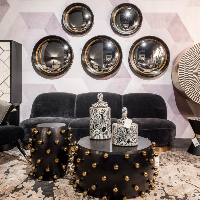 Oglinda rotunda Art Deco|Oglinzi decorative elegante [3]