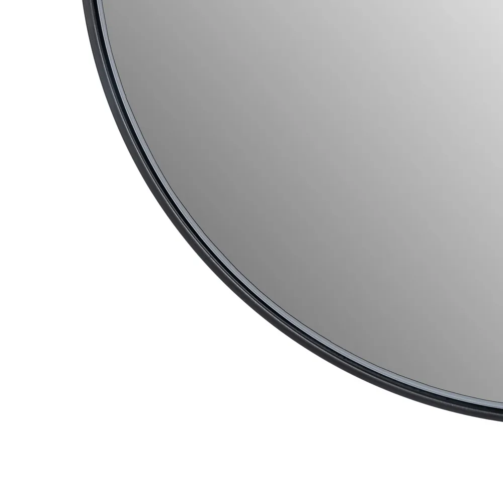 Oglinda Rotunda Rama Metal Neagra, Medie - creativdeco.ro [7]
