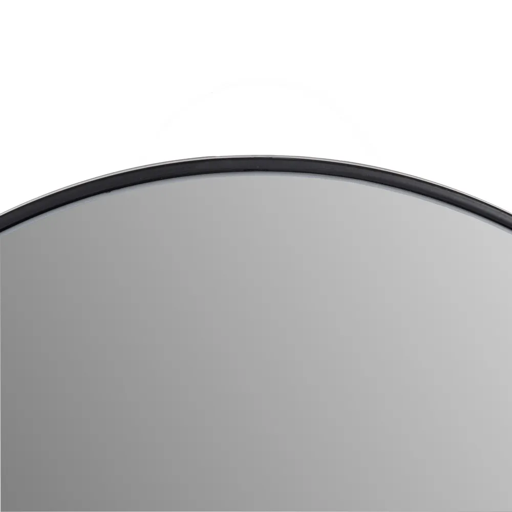 Oglinda Rotunda Rama Metal Neagra, Medie - creativdeco.ro [4]