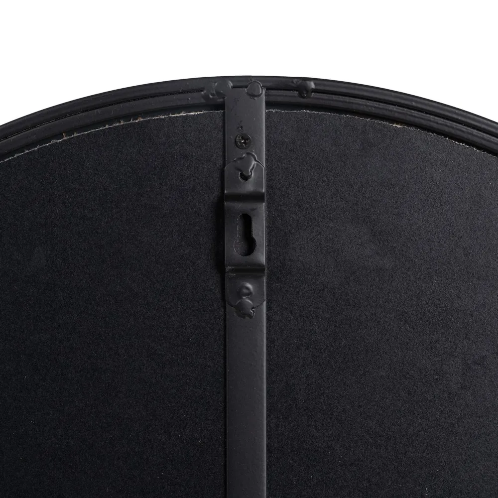 Oglinda Rotunda Rama Metal Neagra, Medie - creativdeco.ro [5]