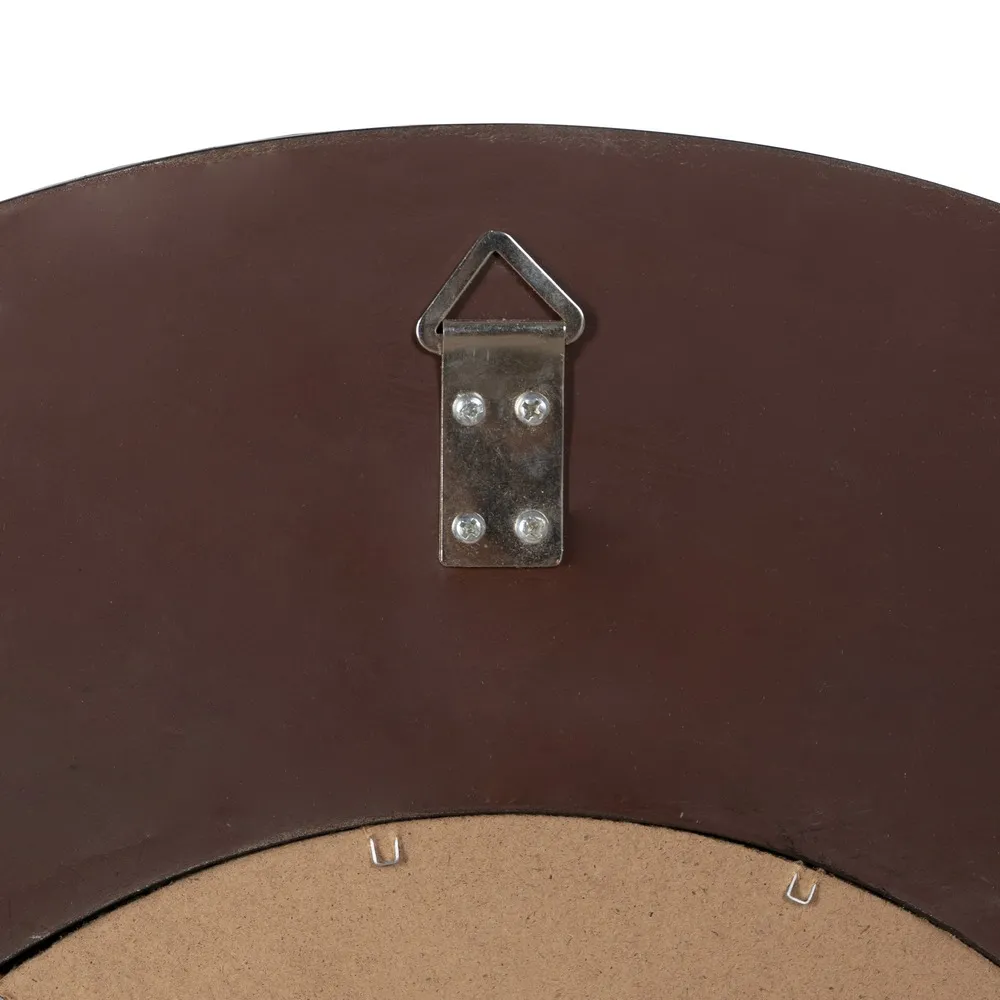 Oglinda rotunda Toledo, lemn auriu - creativdeco.ro [6]