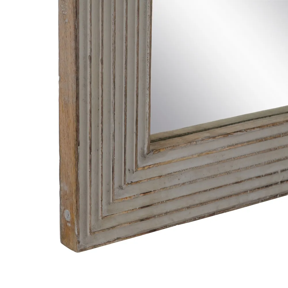 Oglinda Stripe cu Arcada, Lemn Natural-Gri - CreativDeco.ro [7]