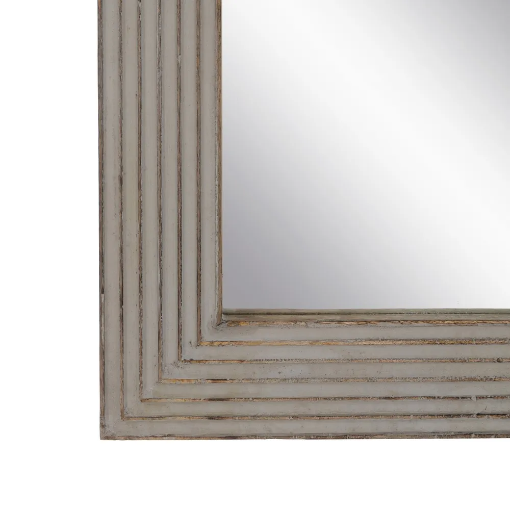 Oglinda Stripe cu Arcada, Lemn Natural-Gri - CreativDeco.ro [4]