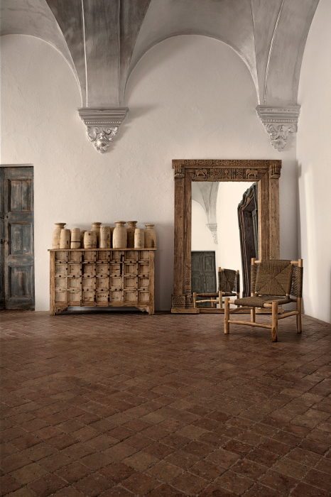 Oglinda etnica unicat lemn tec|Oglinzi decorative impunatoare [2]